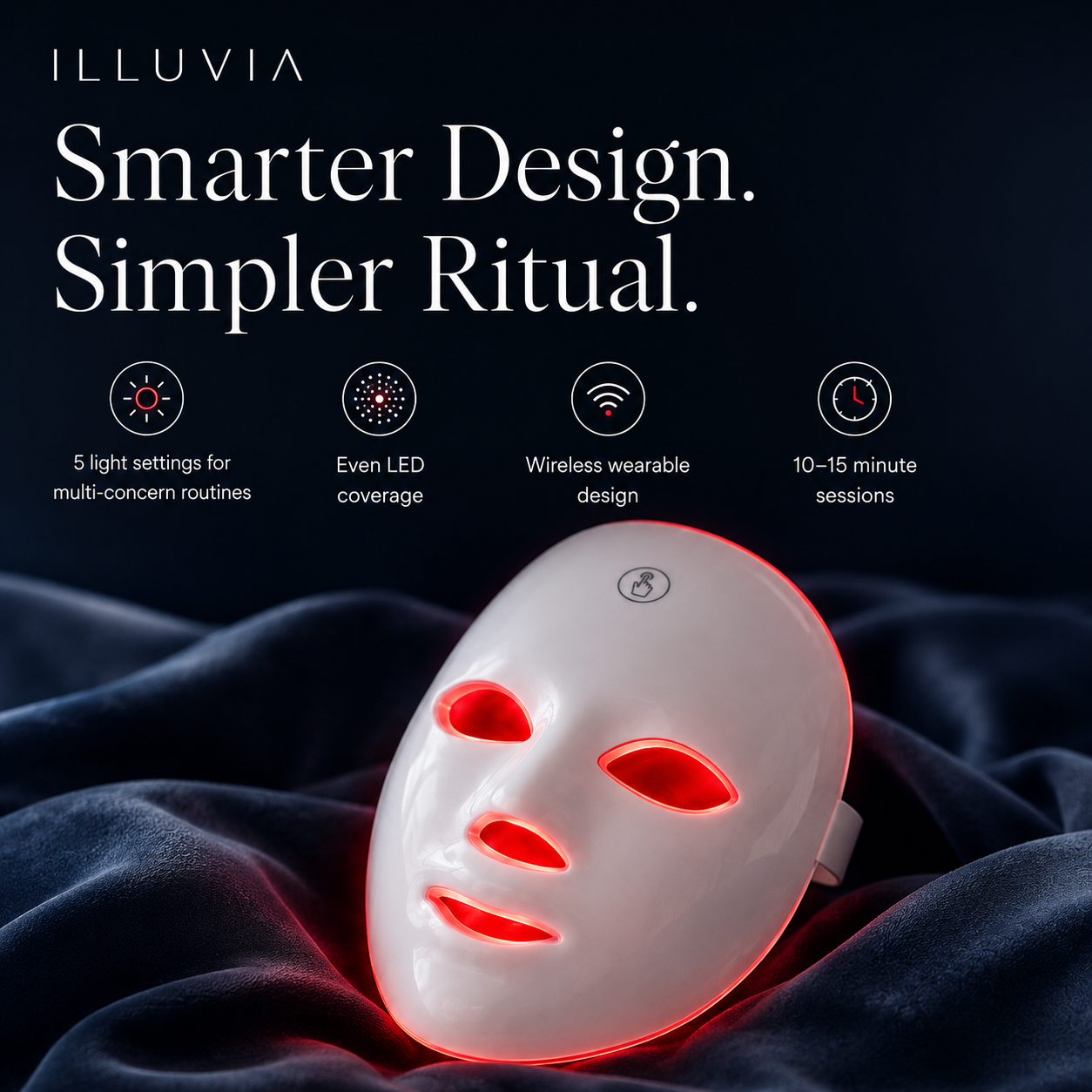 Illuvia Red Light Therapy Mask